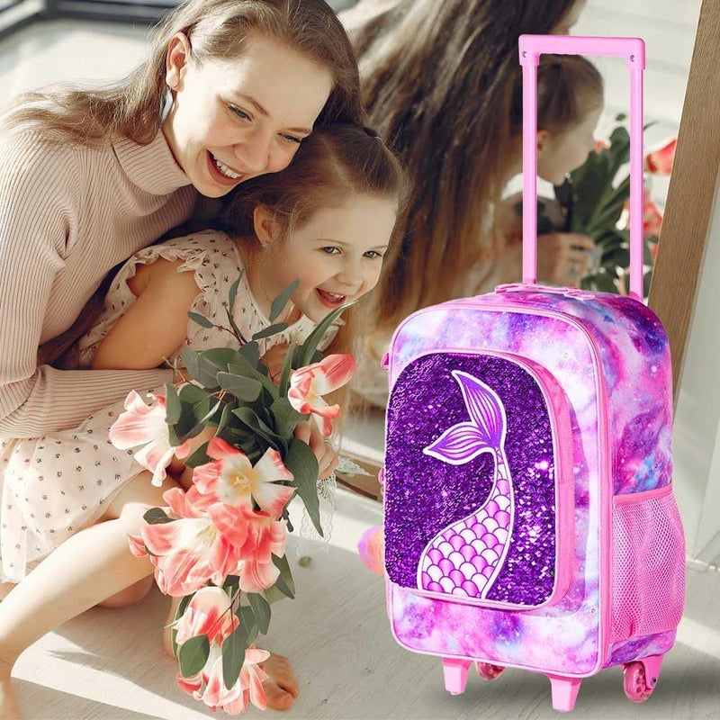 GXTVO Kids Suitcase with Wheels for Girls and Boys, Rolling Carry on Luggage for Toddler Children - Image 5